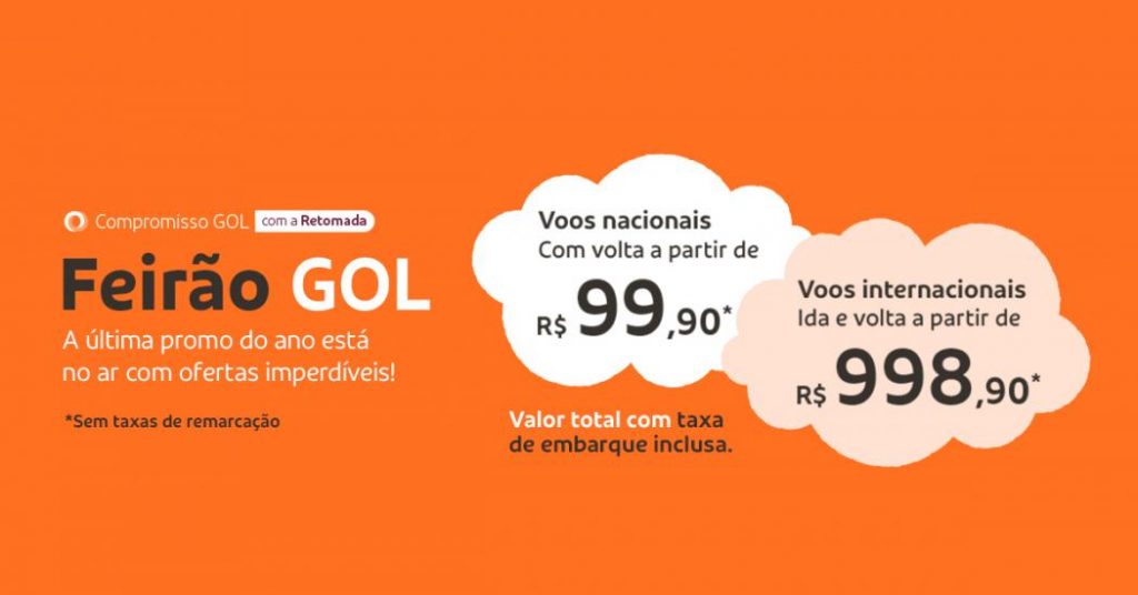 Feirão GOL traz ofertas em passagens, produtos e serviços às vésperas do  Natal ⋆ Pense! Numa Notícia